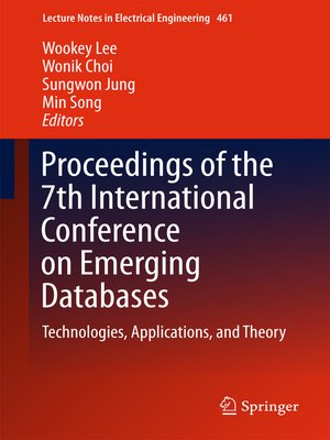 cover image of Proceedings of the 7th International Conference on Emerging Databases